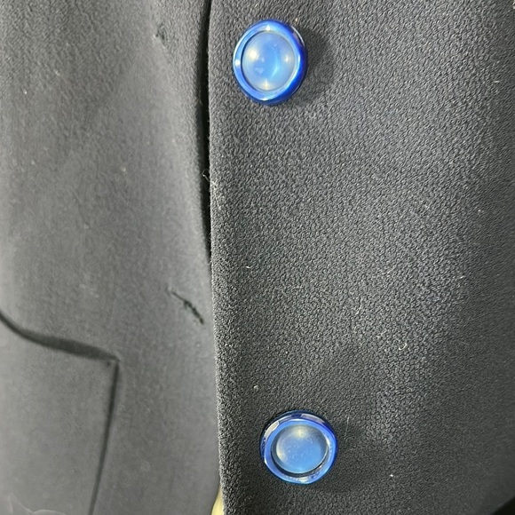 Vintage Talbots Blue Tailored Blazer with Notched Lapel - Picture 4 of 7